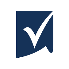 White checkmark inside a solid blue square, signifying completion or approval.