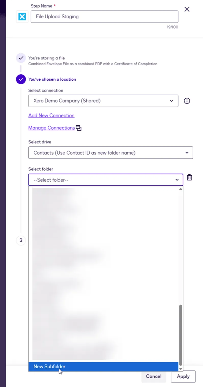 Form for creating a new offer, selecting organization "My New Company" and custom titles.